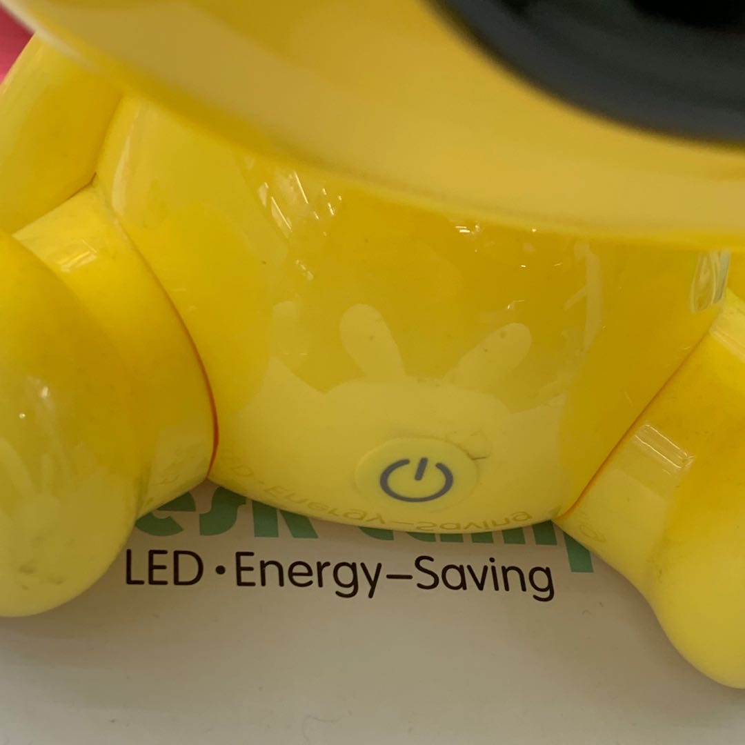 充电卧室床头氛围灯创意硅胶遥控拍拍小夜灯可爱黄色细节图