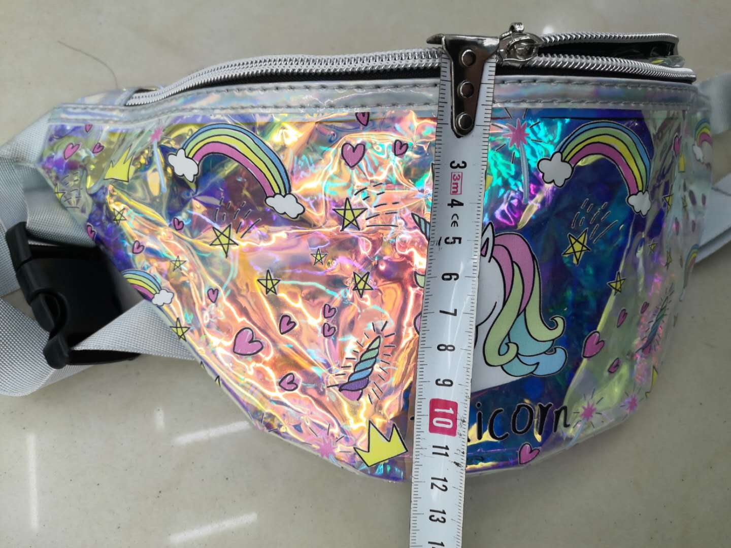 Laser Transparent Female Student Japanese Korean Version Harajuku Campus Everything Simple Street Trend Personality Makeup Bag