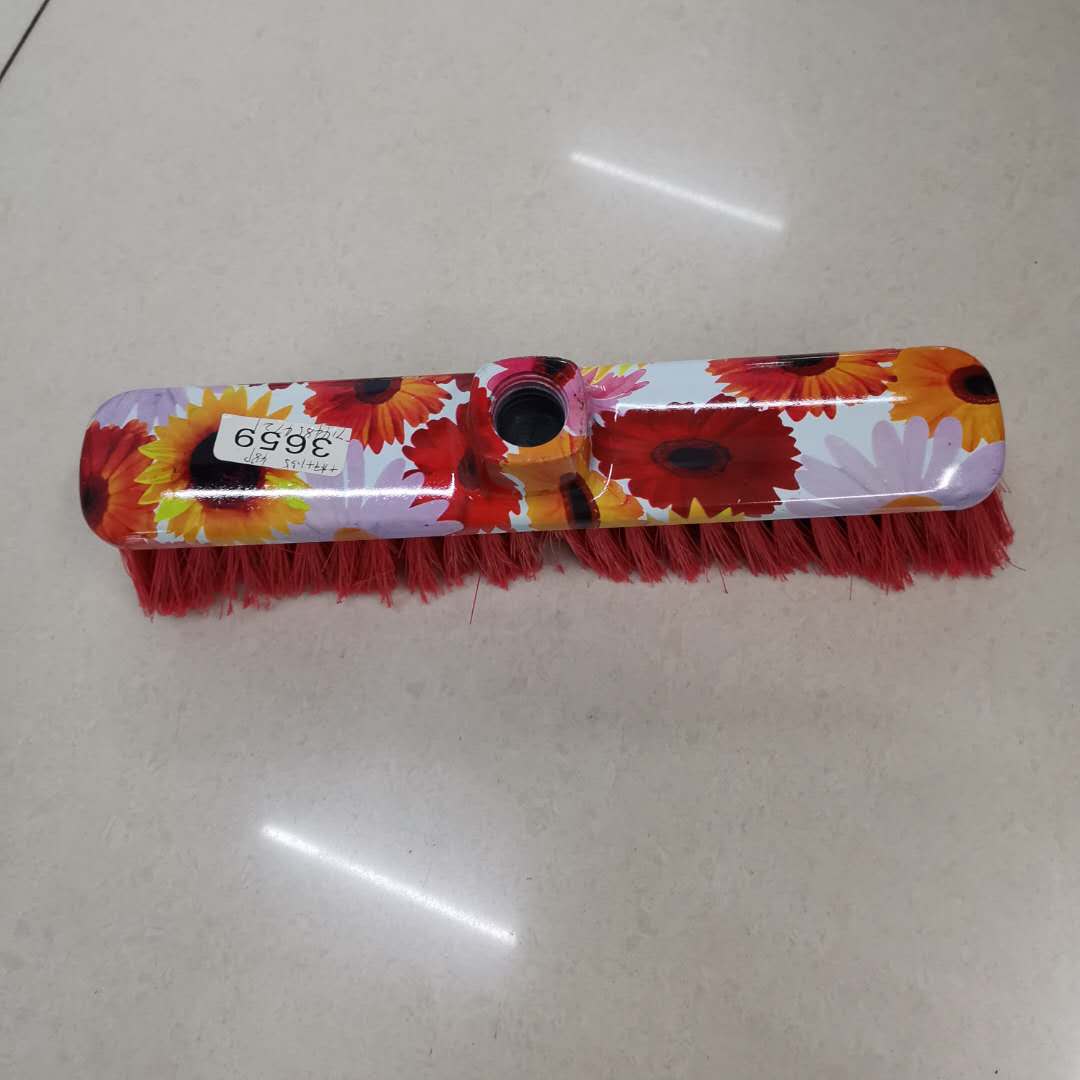 Push Broom Long Handle Soft Hair Floor Brush Sweep Water Brush Broom Head Specification drawing