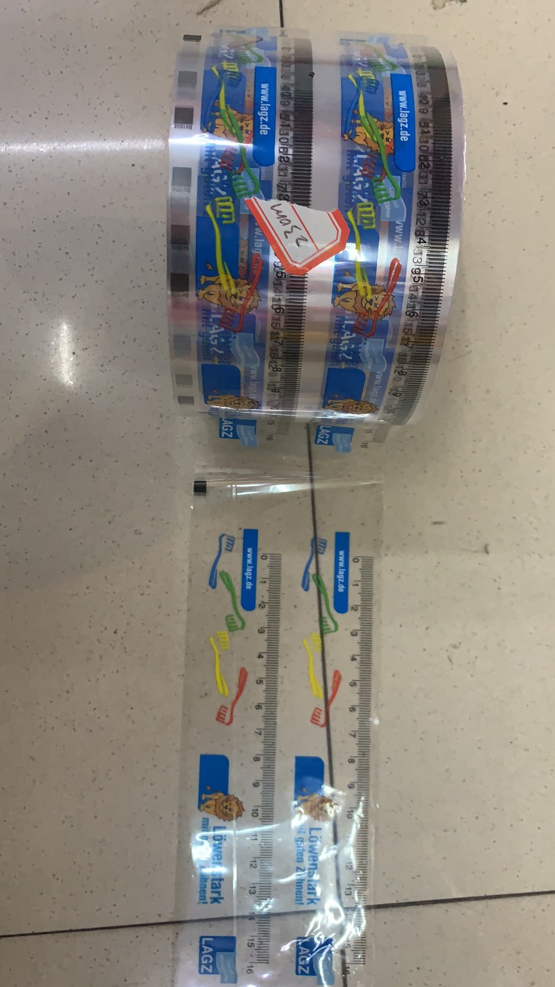 金美达热转印材料尺子热转印花膜可来样定做产品图