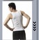 韩版夏季男士吊带背心棉透气紧身无袖汗衫男跨栏运动潮修身纯白色细节图
