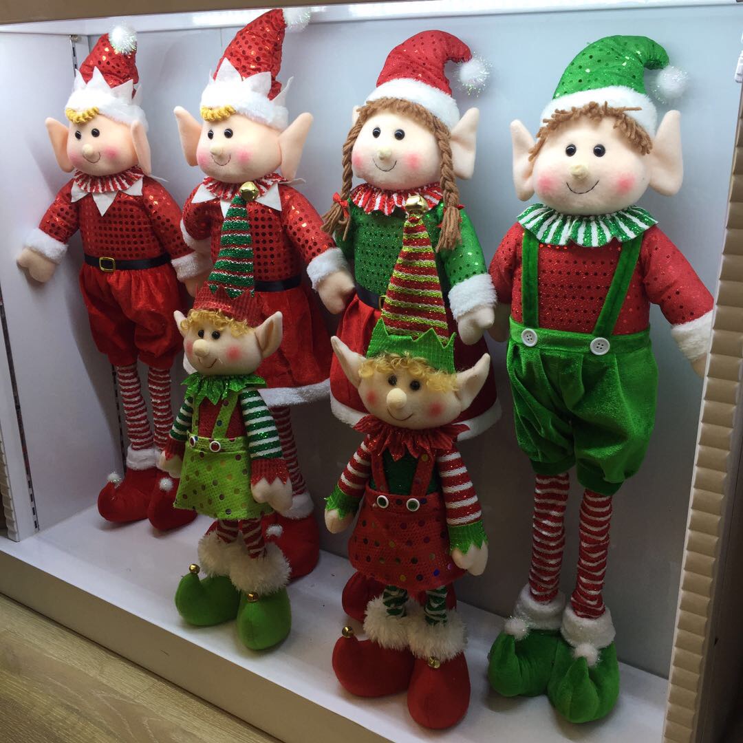 爆款圣诞礼品装饰玩偶厂家直销现货供应