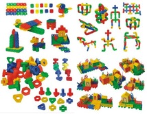桌面玩具  拼装积木 塑料拼插玩具