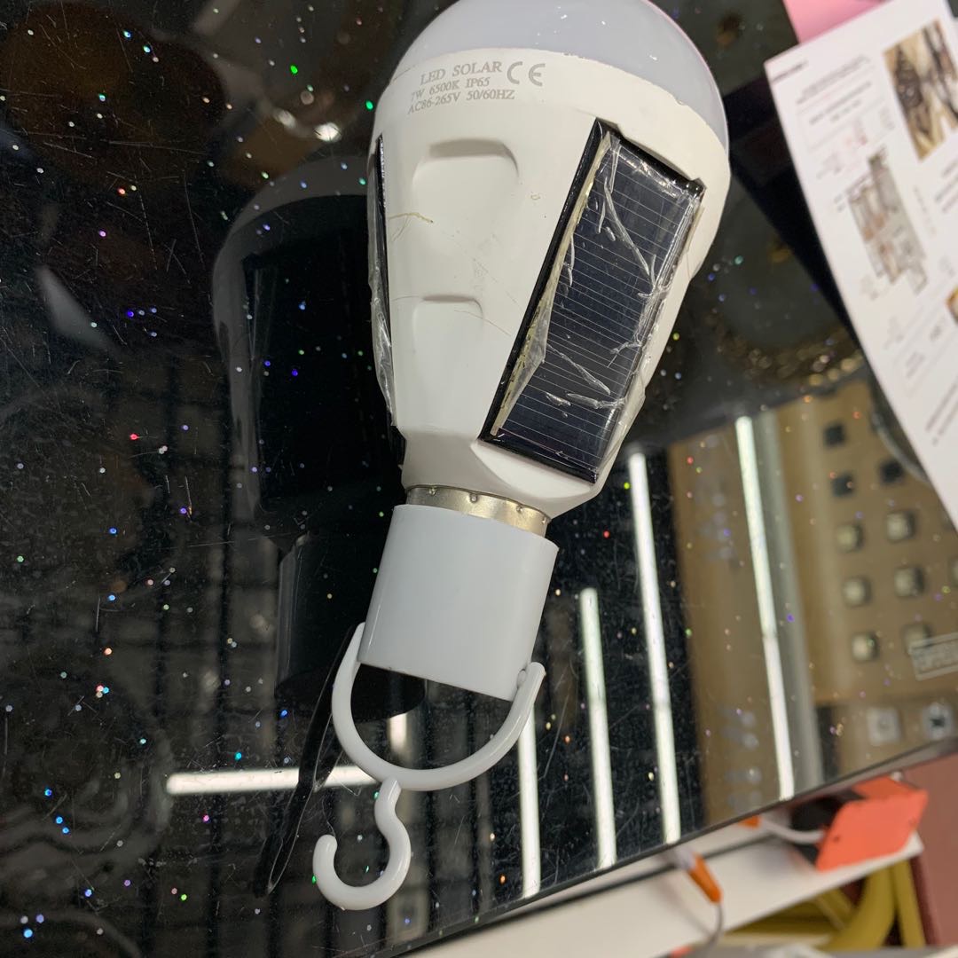 太阳能灯LED灯泡家用电灯泡节能灯细节图