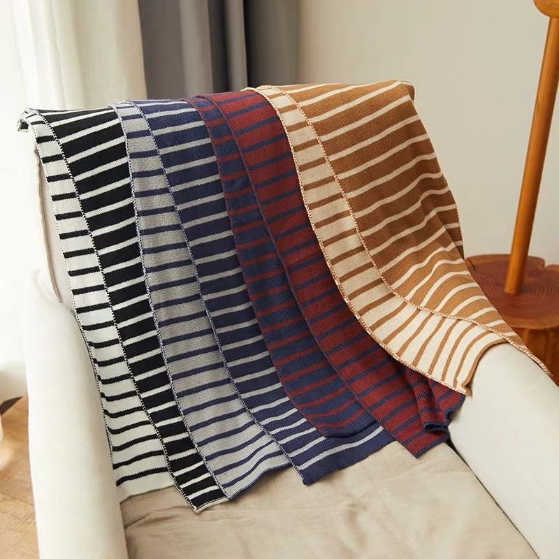 Multi-Colored Scarf Available Ladylike Elegant Striped Scarf