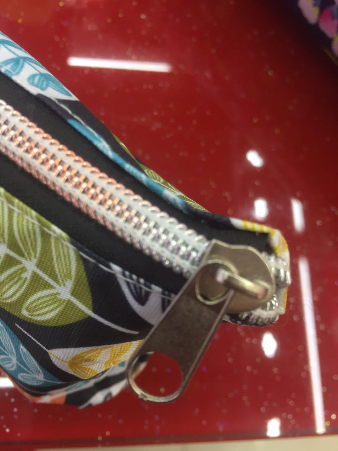 New Korean-style floral fabric folding shopping bags, mother bags, mommy bags, carrying bags, large and small two-piece sets, waterproof details Picture