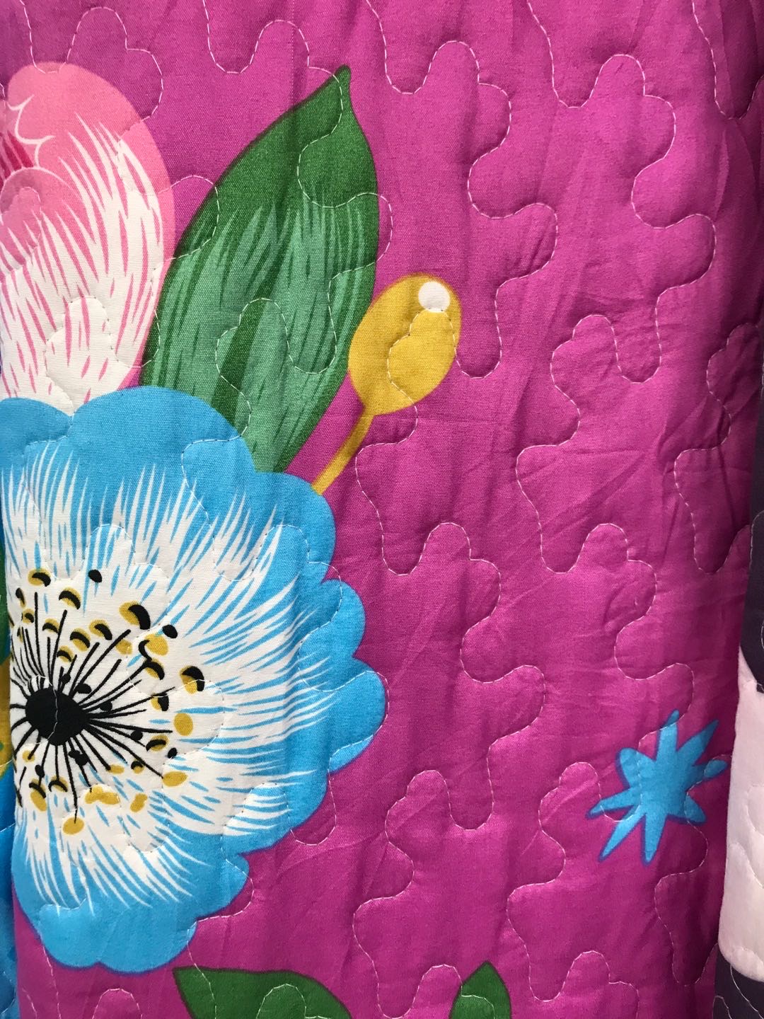 Garden Print Quilted Quilt 200*230 details Picture