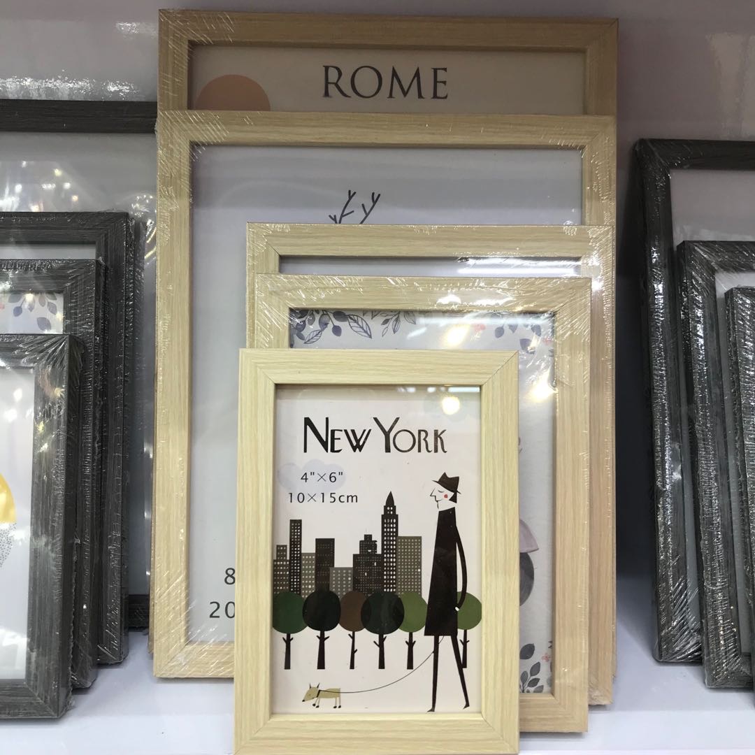 高档实木裱画框相框画框美术作品裱画框原木实木画框4K8KA3相框