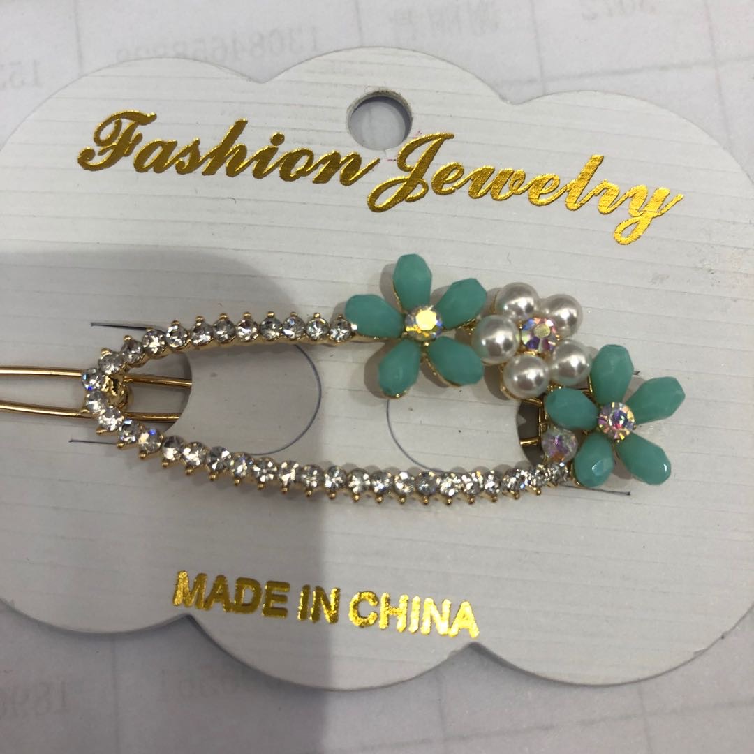 Korean girl side clip net red one word clip set diamond easy fashion bangs clip temperament
