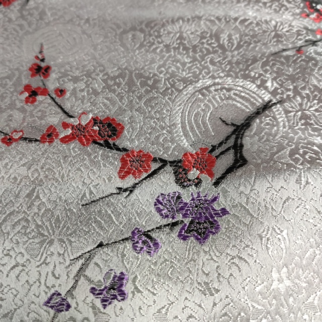 Plum Brocade Cloth Clothing Decorative Cloth Multi-Color Optional Price Negotiable Specification drawing