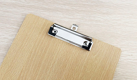 Thickened wooden hanging A4 board clamp, folder pad, writing board clamp, flat board clamp Specification image