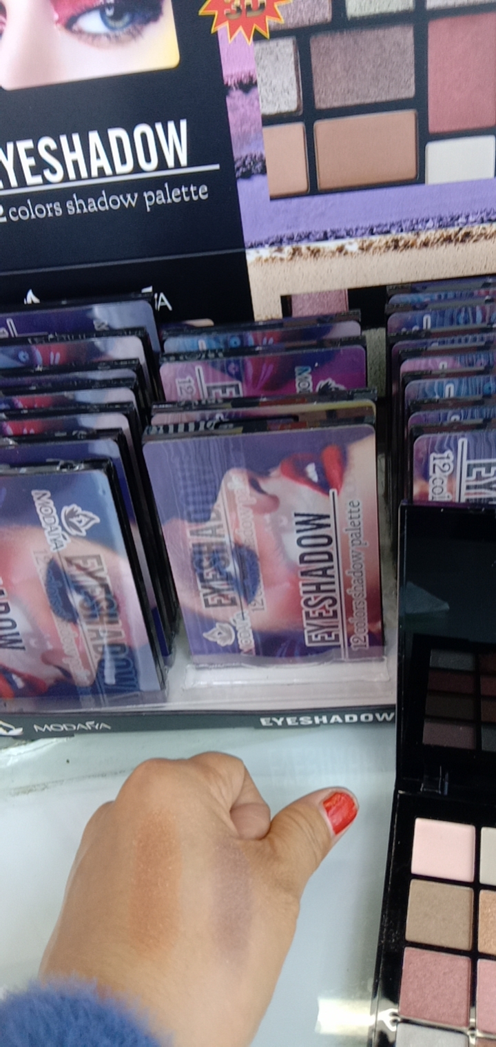 CM1083D Facial Shaping Plate, Facial Makeup Plate, Eyeshadow, Blush, Contouring and Highlight all-in-one Plate