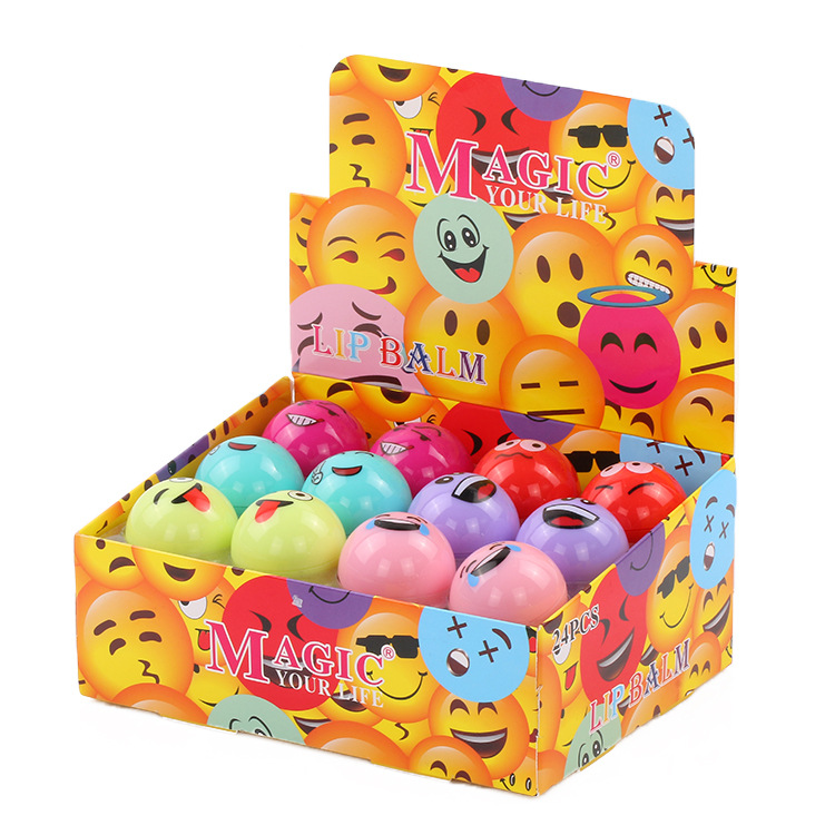 Round Smile Lip Balm Moisturizing, Nourishing, anti-dryness and Cracking Lip Gloss Lip makeup Factory direct sales Specification image