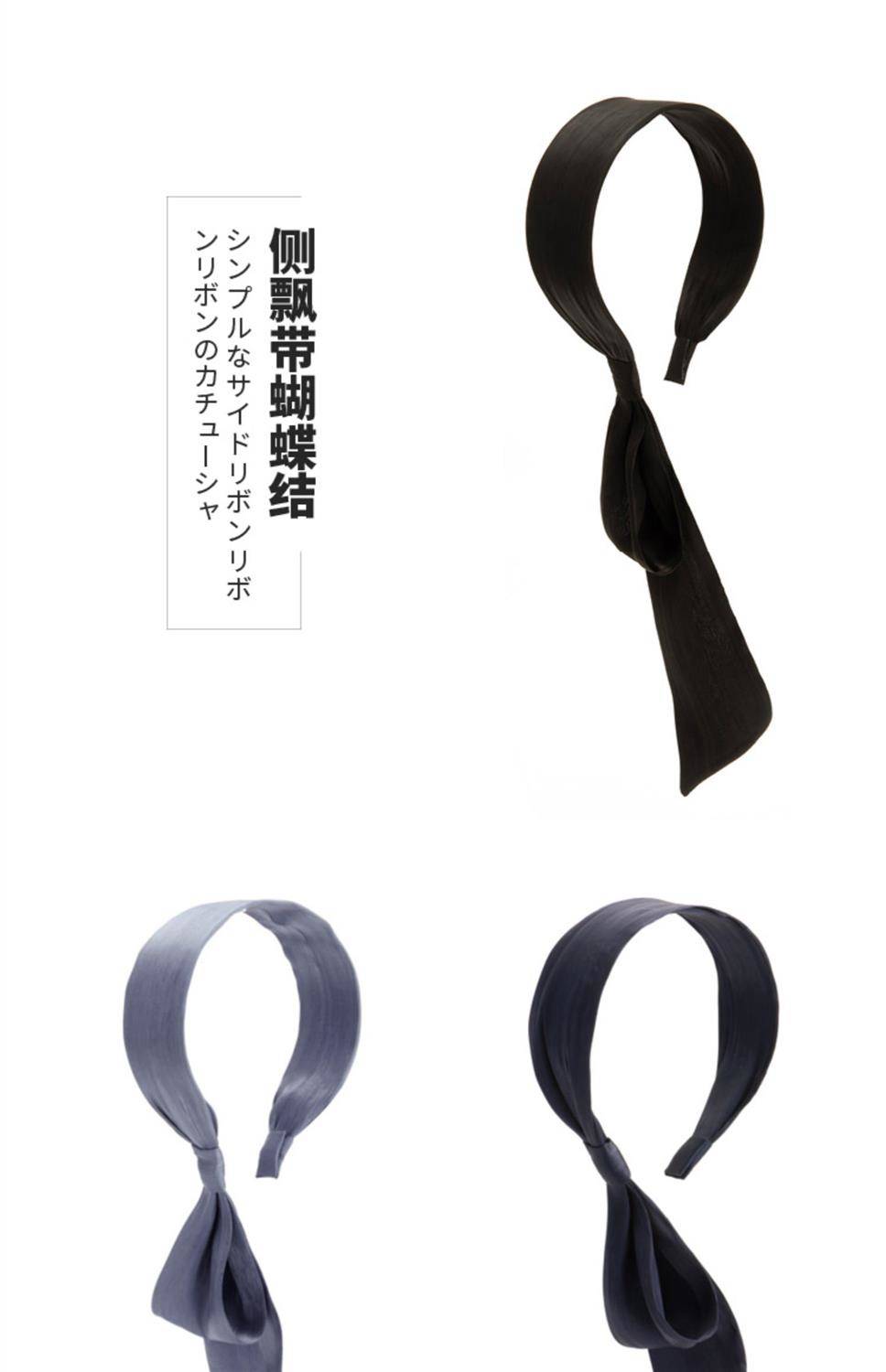 The back-hanging hair band and hairpin are simple and elegant for washing the face, with a super fairy-like charm. The cute forest-style hair accessory and anti-slip headwear Specification image