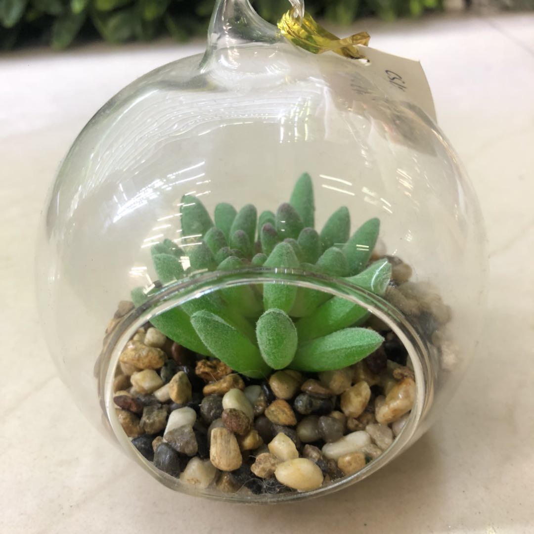 Creative and cute car ornaments, car interior plant potted plants, simulated succulents, car interior decoration items for women Specification image