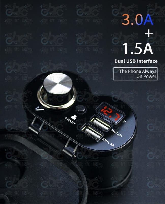 双USB接口摩托车自行车手机支架有现货高端产品图