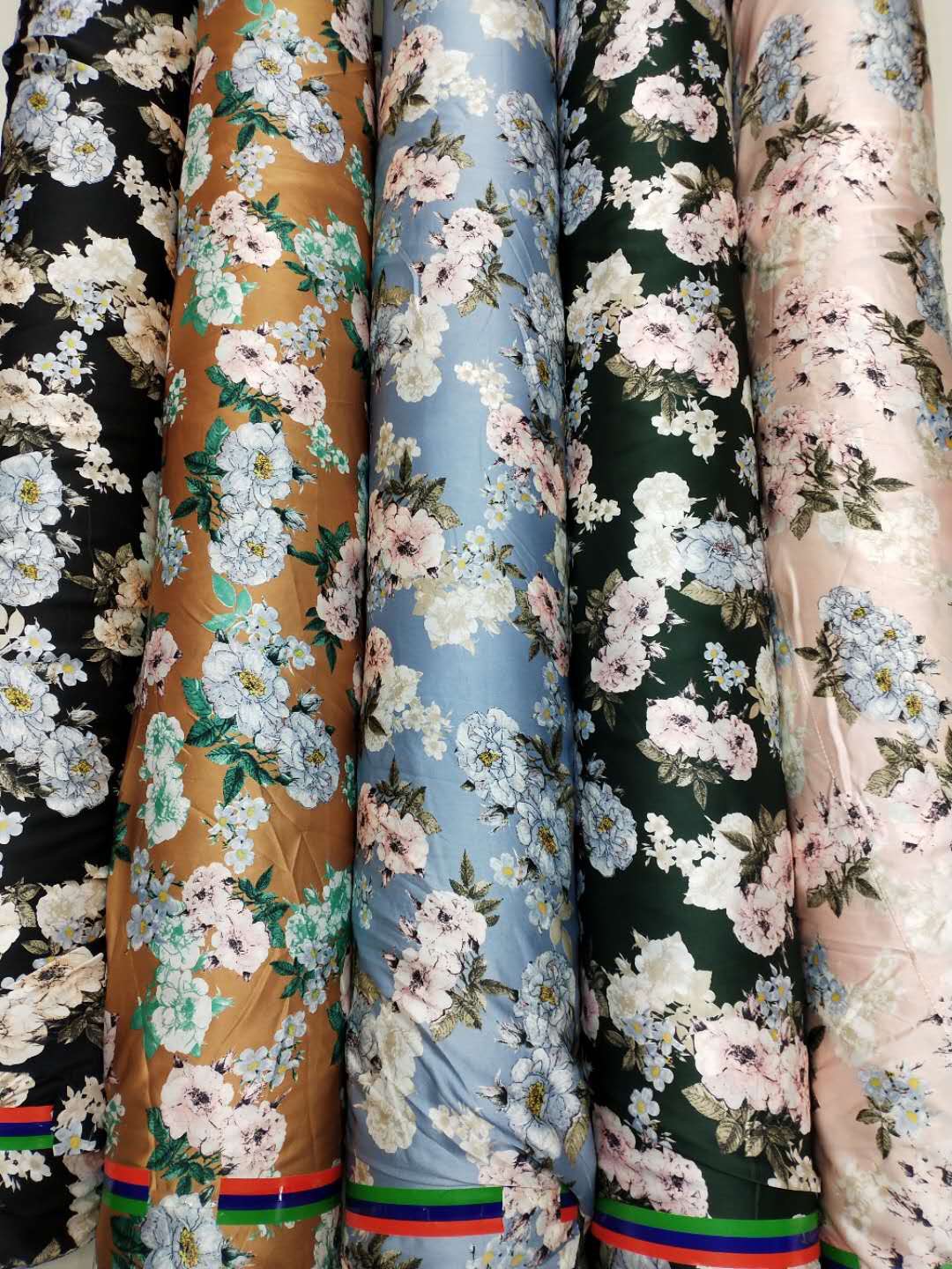 Paris Crepe Satin In A Novel Pattern Specification drawing