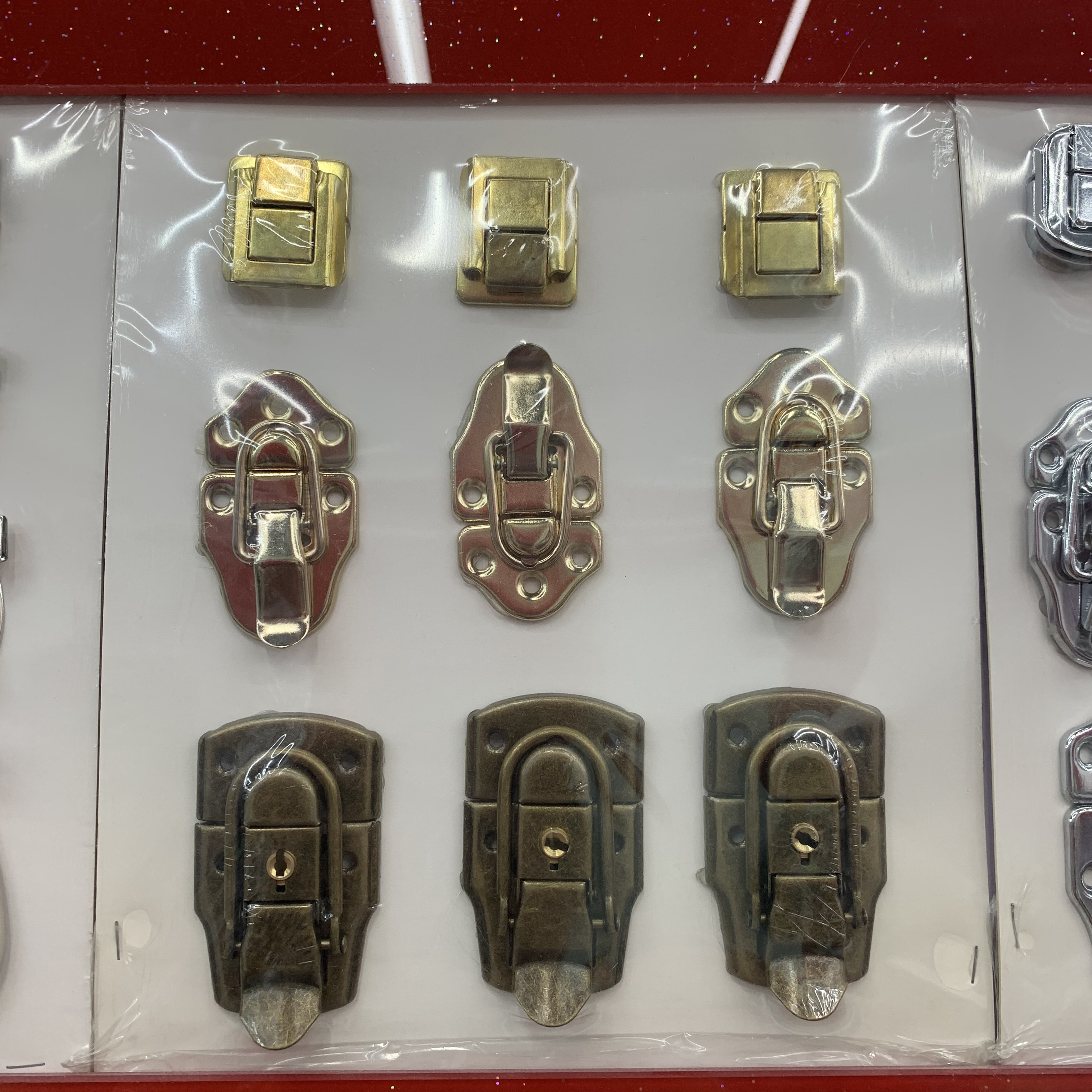 箱包五金配件金属包包扣diy扣子扣环可女包配件暗扣锁扣包锁插扣图