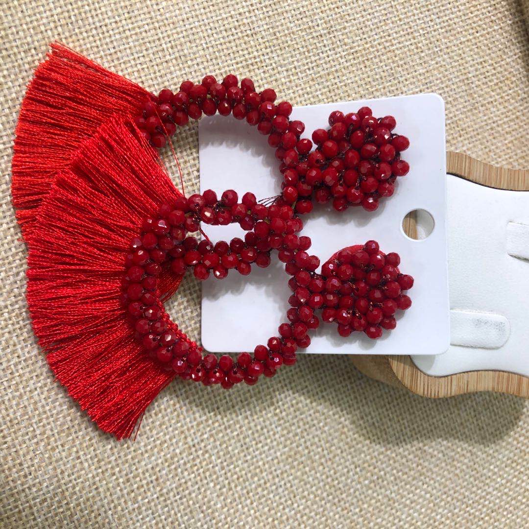 水时尚韩版镂空圆环米珠耳环耳饰气质甜美可爱耳饰网红女饰品