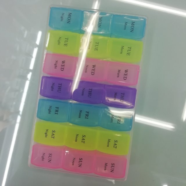 7 days in the morning, in the evening portable and sealed large capacity dispenser cartridge thumbnail
