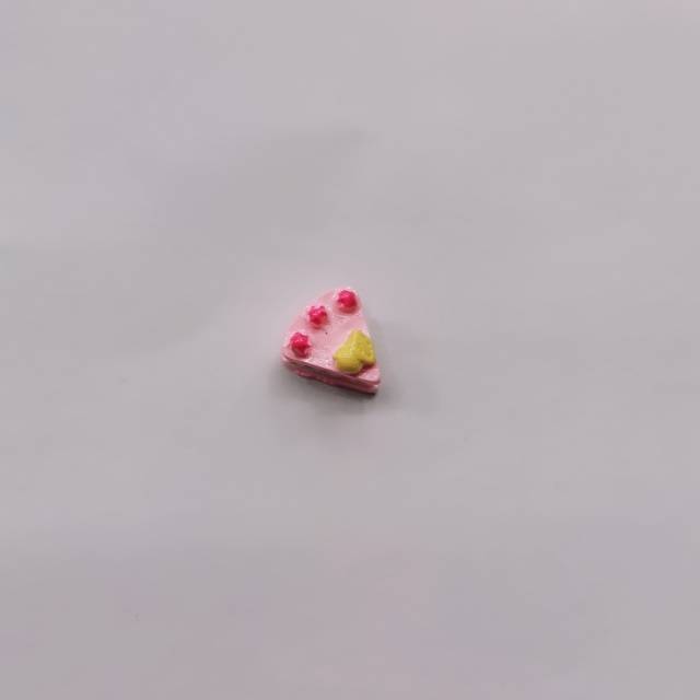 专业生产树脂配件粉色小蛋糕图案可用手机壳包包饰品耳环耳钉配件