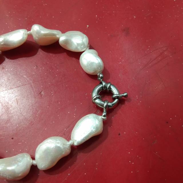 厂家直销批发贝壳珍珠白色手链饰品产品图