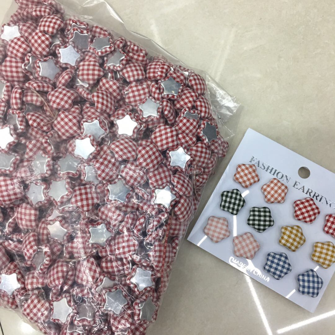 New fashion cloth art small plum flat button thumbnail