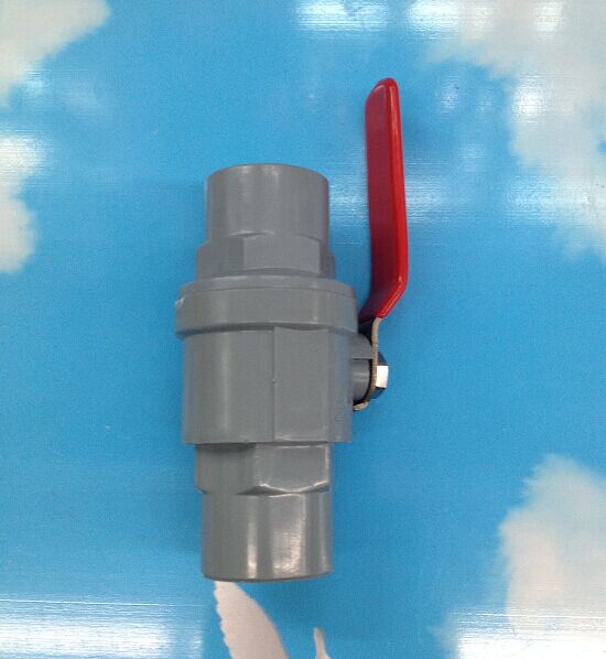 PVC two-piece ball valve, plastic ball valve details Picture