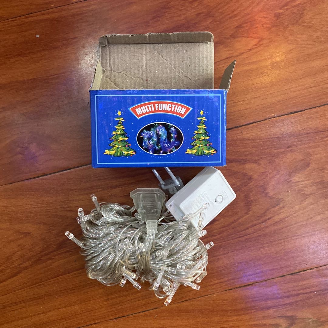 led彩灯灯串小挂件满天星闪灯节日灯100头产品图