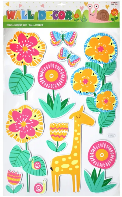 Yiwu Good Goods Eva High-Grade Wall Stickers 3D5d6d7d Three-Dimensional Stickers Layer By Layer Interior Decoration Stickers
