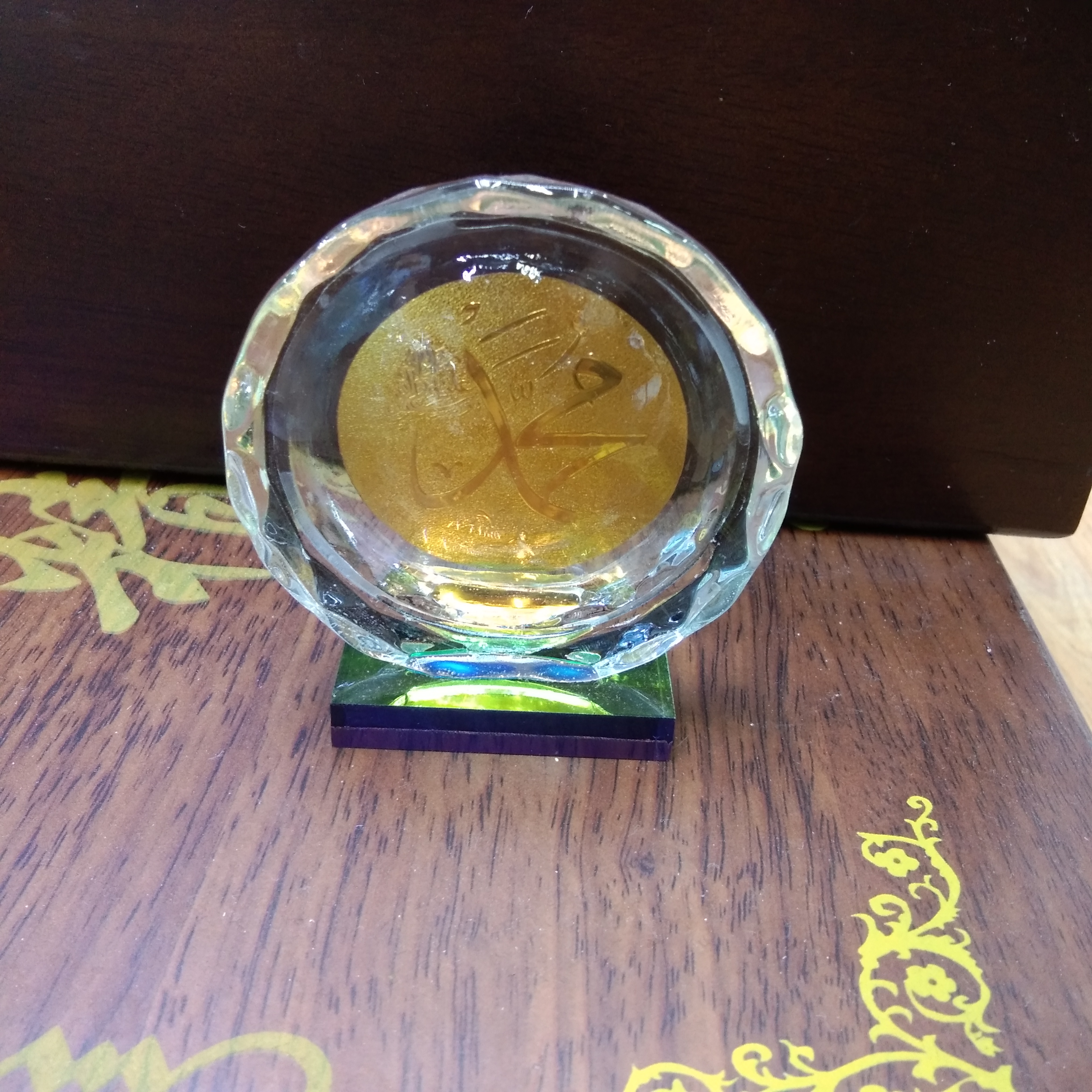 水晶工艺品透明圆形小型摆件批发厂家直销