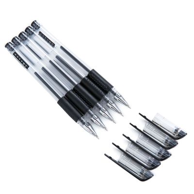 Shanghai Yuan Neutral Pen Large Capacity Pen Black Office Signature Pen 0.5Mm Needle Student Stationery Specification drawing