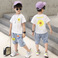 童装男童夏装套装2020新款韩版儿童洋气男孩休闲短袖帅气两件套潮产品图