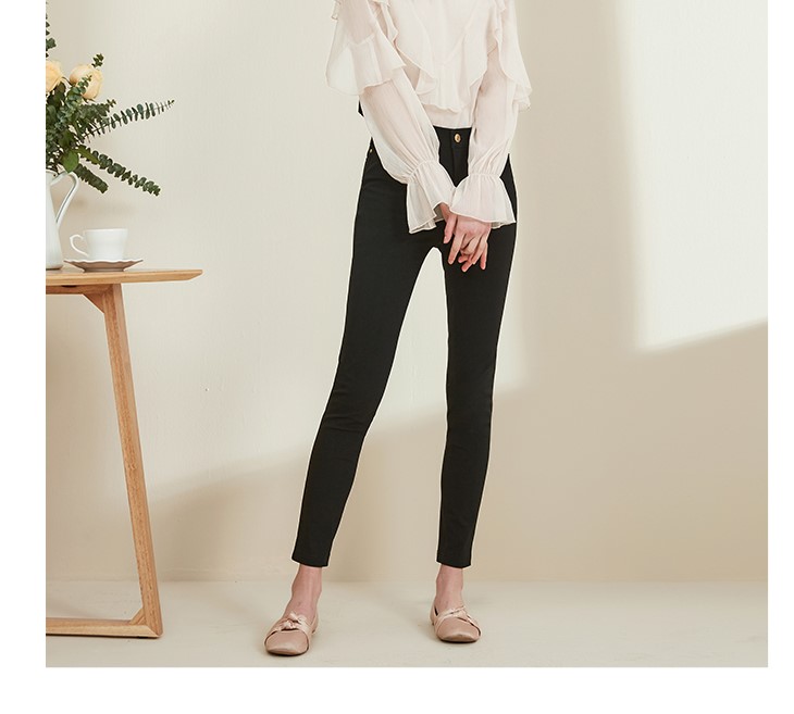 抖音春秋外穿黑色高腰收腹提臀正品瑜伽打底裤