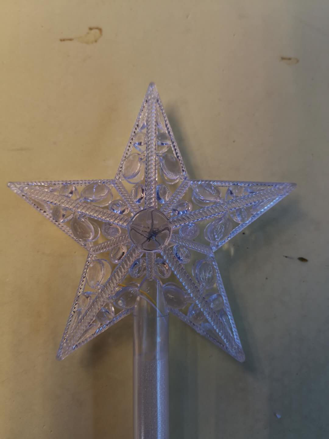 led fairy wand, glowing magic wand, flashing wand, children's toys, hot-selling gifts, snowflake five-pointed star details Picture