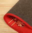 Wedding floor MATS, festive carpets, door MATS, floor MATS at the entrance of the wedding room, red household bedside foot MATS, bedroom floor MATS details Picture