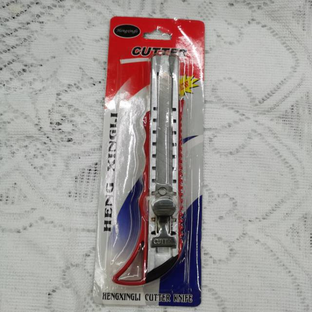 Large cutter wallpaper knife student office express stationery knife tools cutting paper 18mm blade holder 1 set1 thumbnail