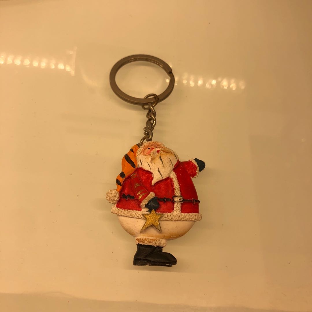 晟威工艺圣诞老人钥匙扣挂件树脂挂件节日礼物，圣诞，装饰，工艺品1详情图1