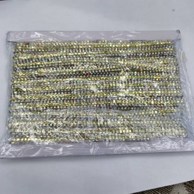 Manufacturers Direct Sales Of Women's Clothing Accessories 3Mm Auden Flash Drill Hand Sewing Thread Drill Strip Drill Clothing Accessories details Picture