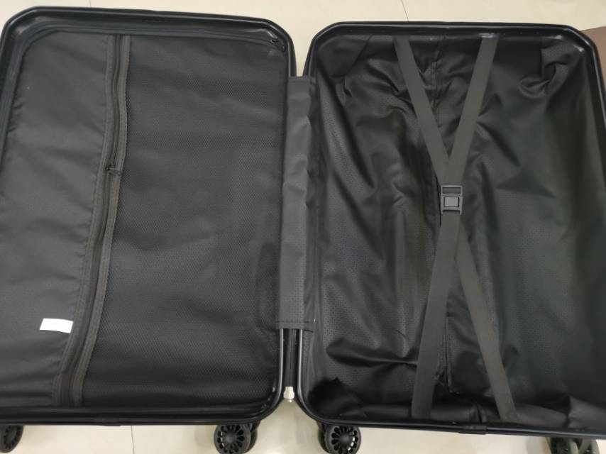 Sky blue retro matte large trolley case Specification image