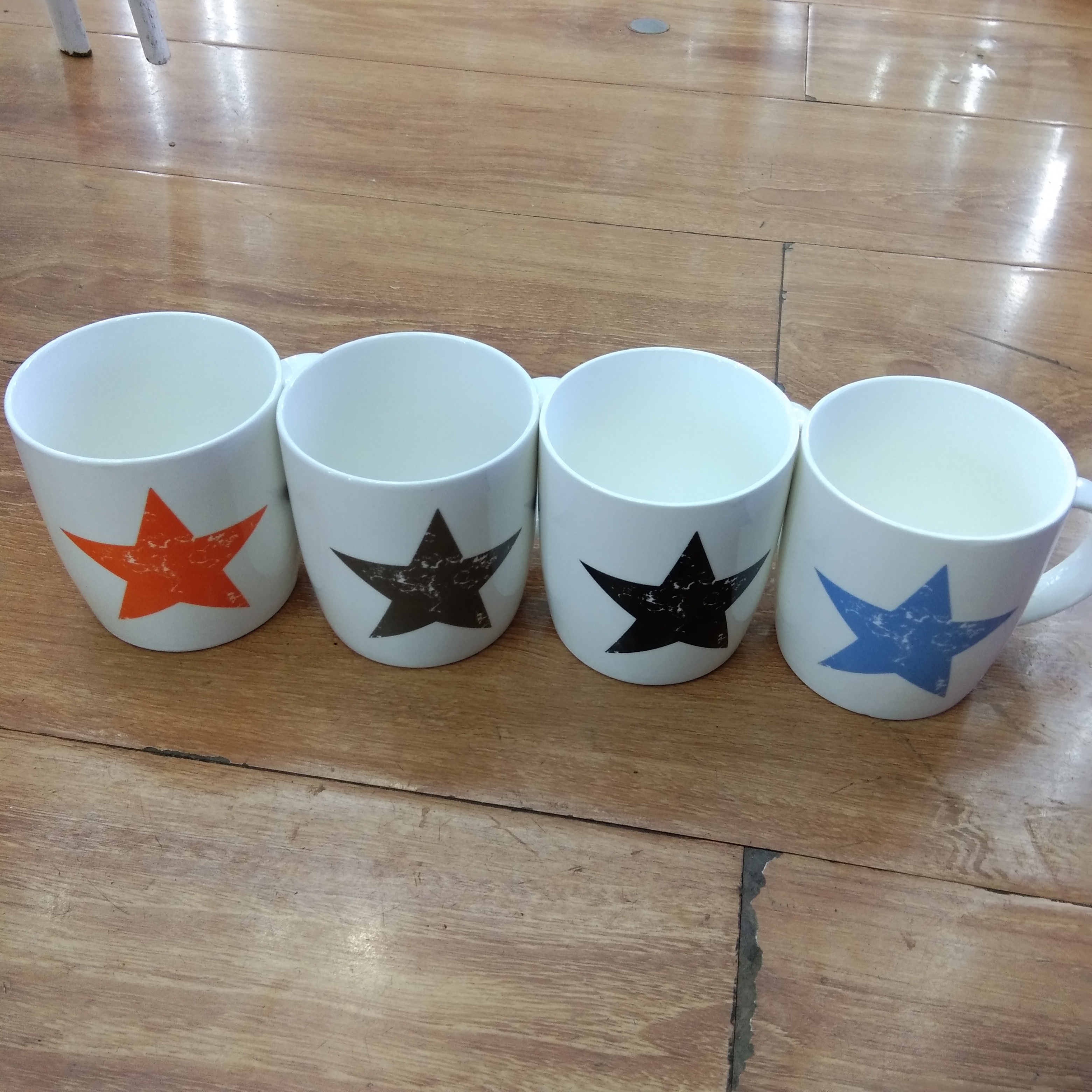 Ceramic five-pointed star cup creative mug Xingbi XB093