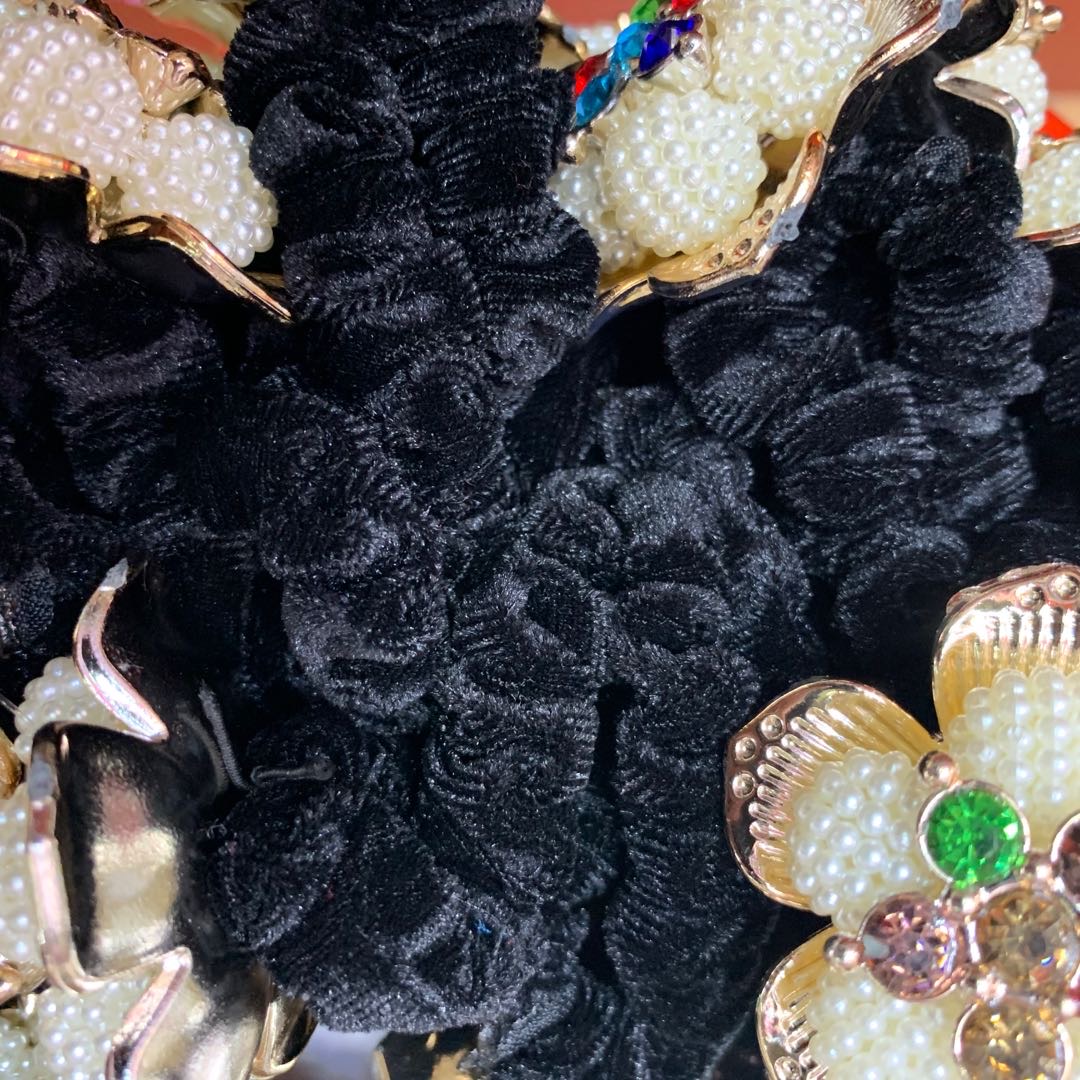 Daily life: Hair ties, work hair ties, hair bands, rubber bands, braided hair, high-elasticity women's headwear, accessories, fashionable and simple Specification image