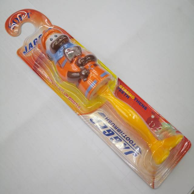 Children's Cartoon Toothbrush Cartoon 3D Stereoscopic Children's Baby Tooth Guard Deciduous Tooth Toothbrush 2-4 Years Old details Picture