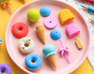 Erasers For Primary School Students To Wipe Ultra-Clean No Marks Like Skin Sassafras South Korea Creative Cute details Picture