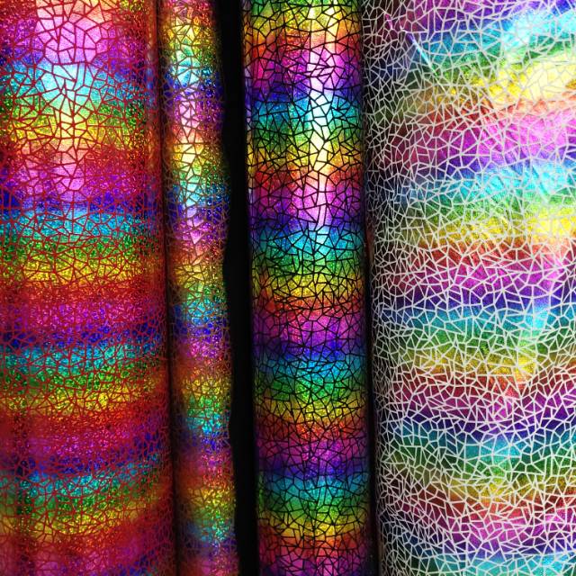 烫金布服装饰品头饰面料图案