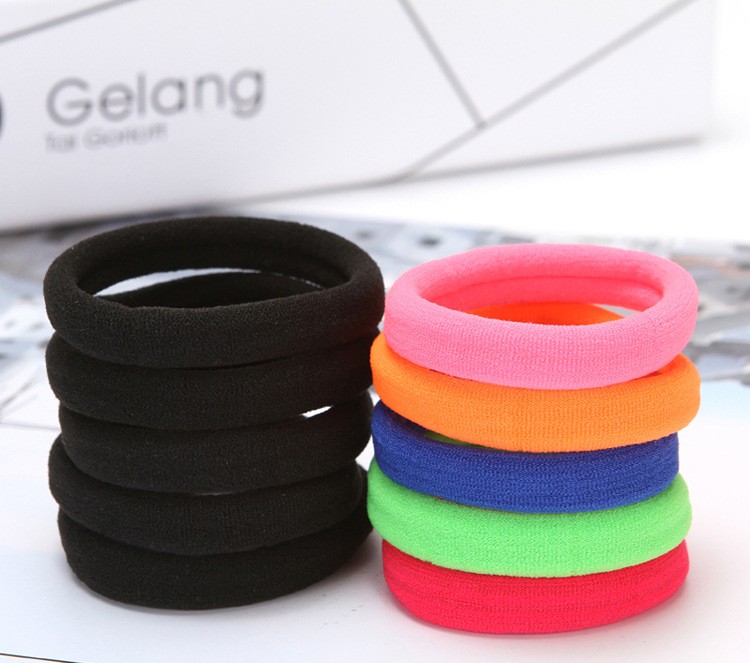 Korean version of high stretch towel ring without seams do not hurt hair tie head leather jacket rope giveaway hair ring manufacturers direct sale thumbnail