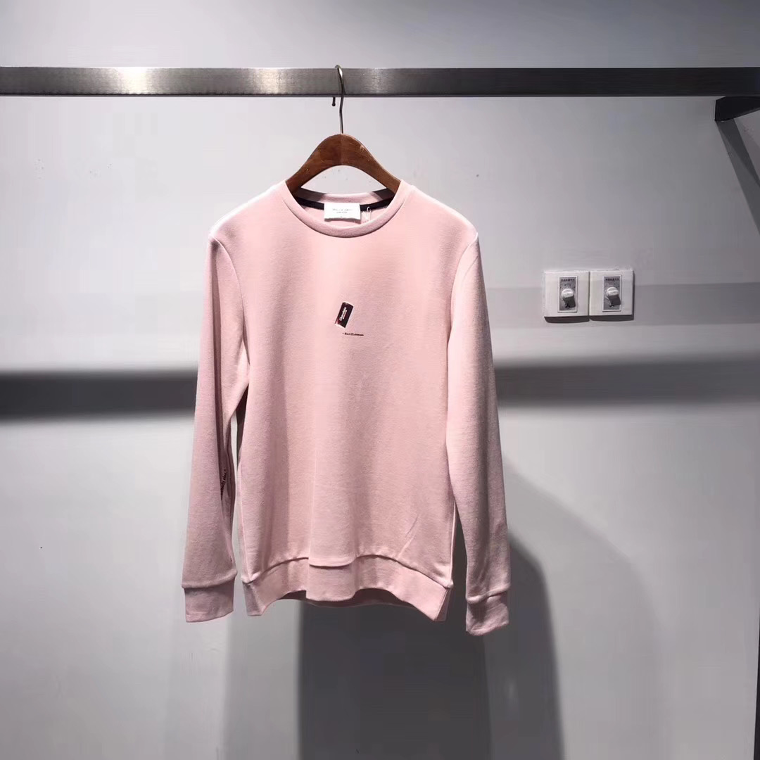 欧洲站潮品男装卫衣修身圆领套头卫衣打底衫男青年百搭潮细节图