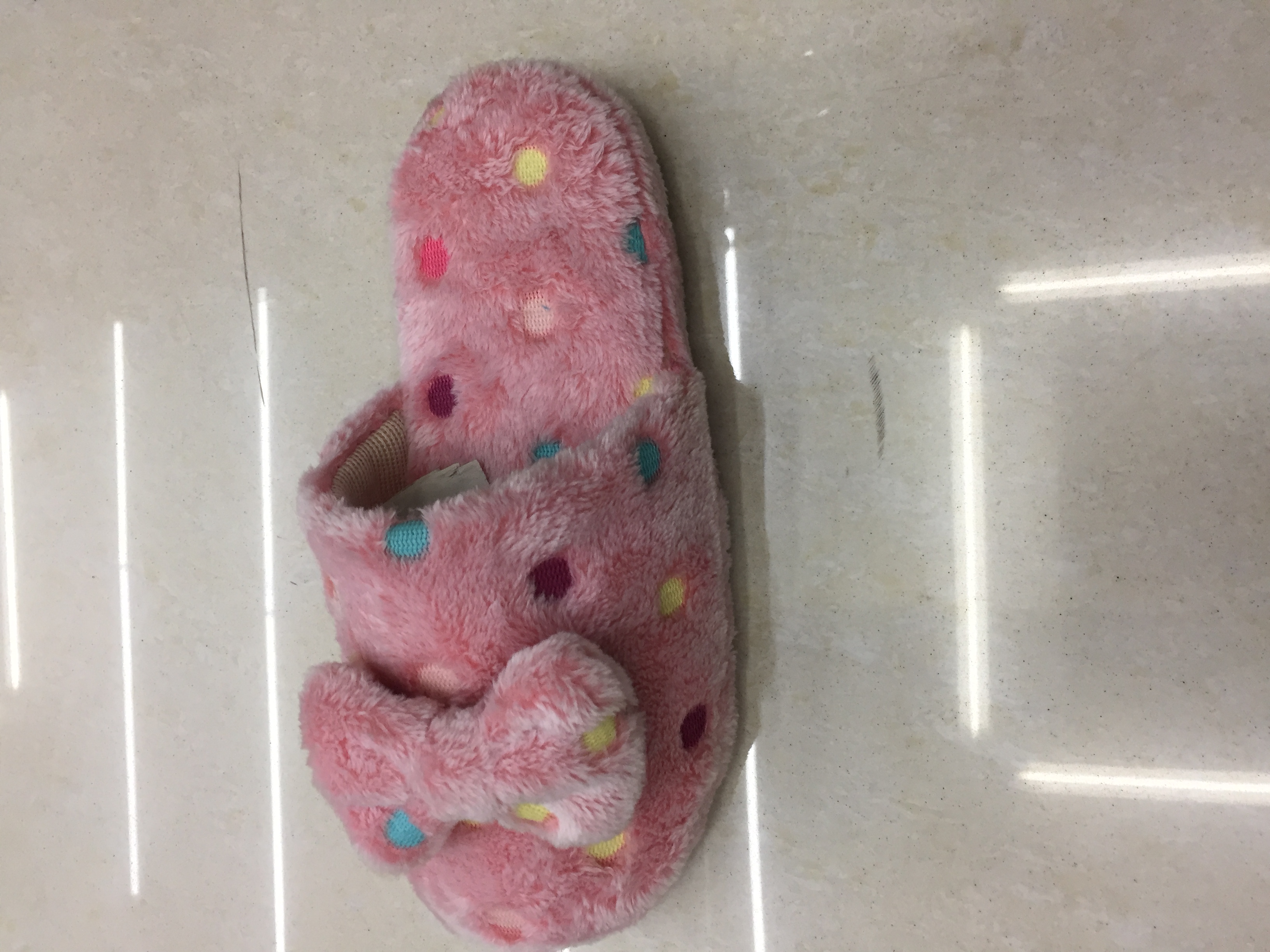 2082LUCK200 TPR soft-soled indoor cotton slippers for women in foreign trade Specification image