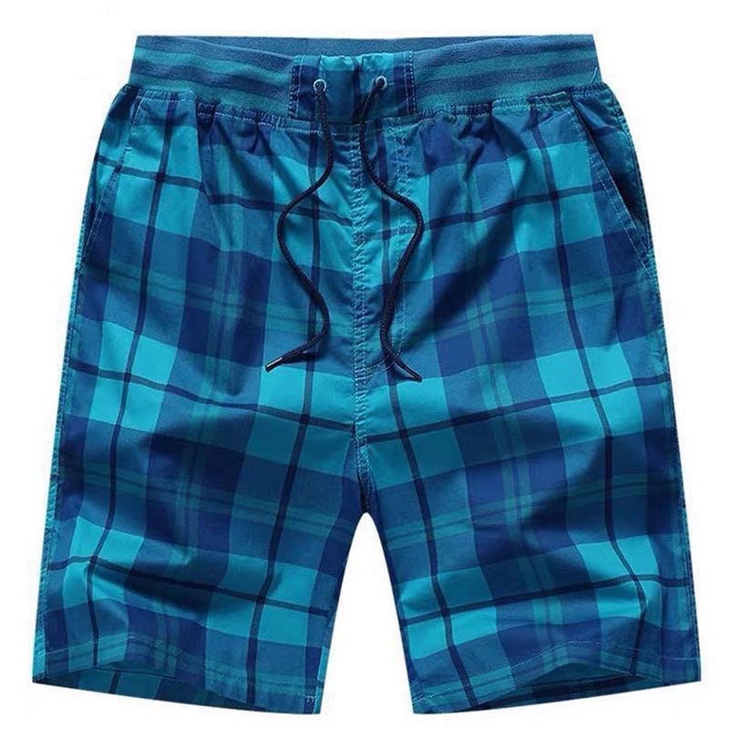 Beach Pants Men Loose Plus Fat Plus Size Cotton Shorts Wear Sports Shorts Men Five Points Summer