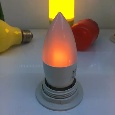 Christmas Atmosphere Simulation Fake Torch Flame Led Flame Light Mini Pointed Bulb
